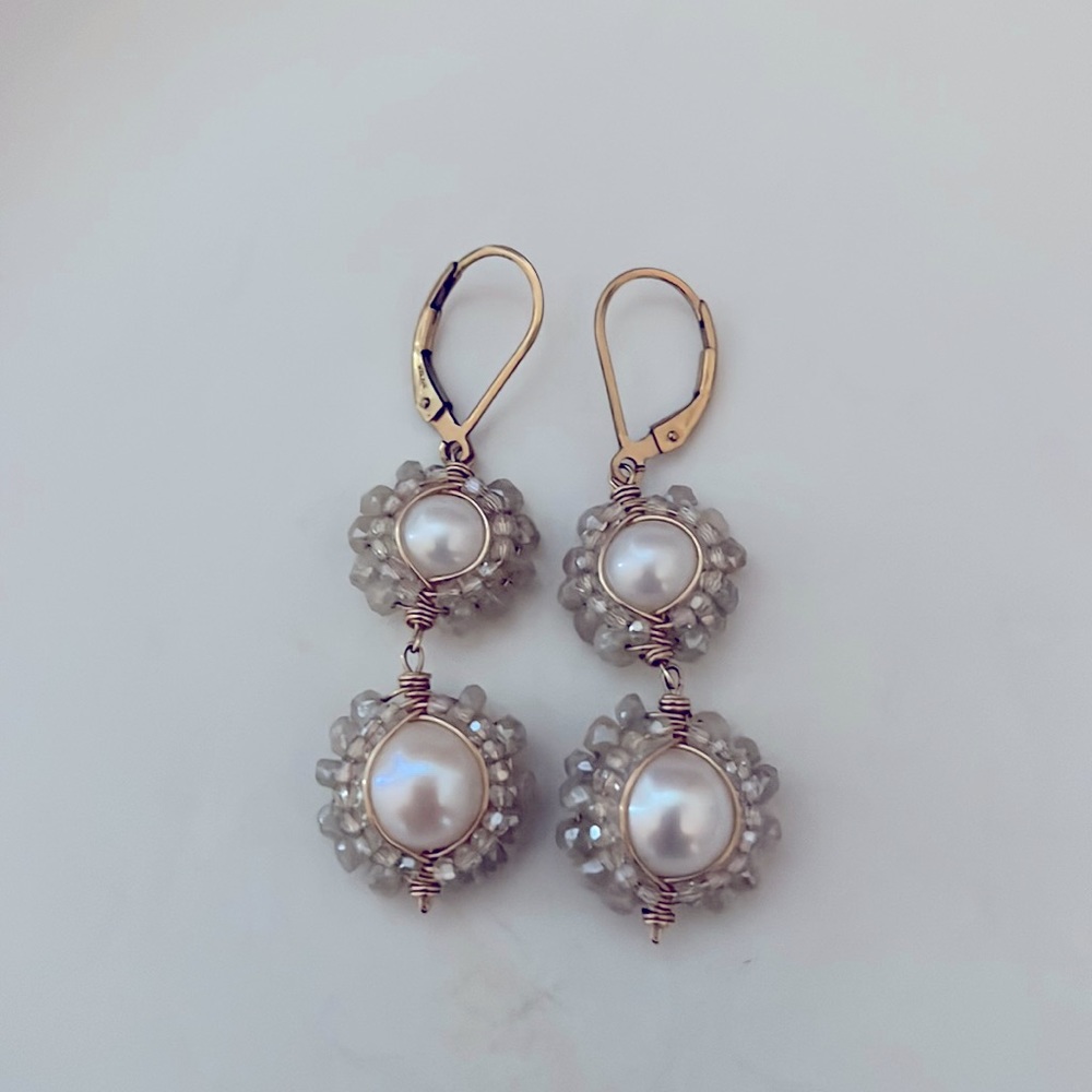 Authentic Dana Kellin drop earrings.
